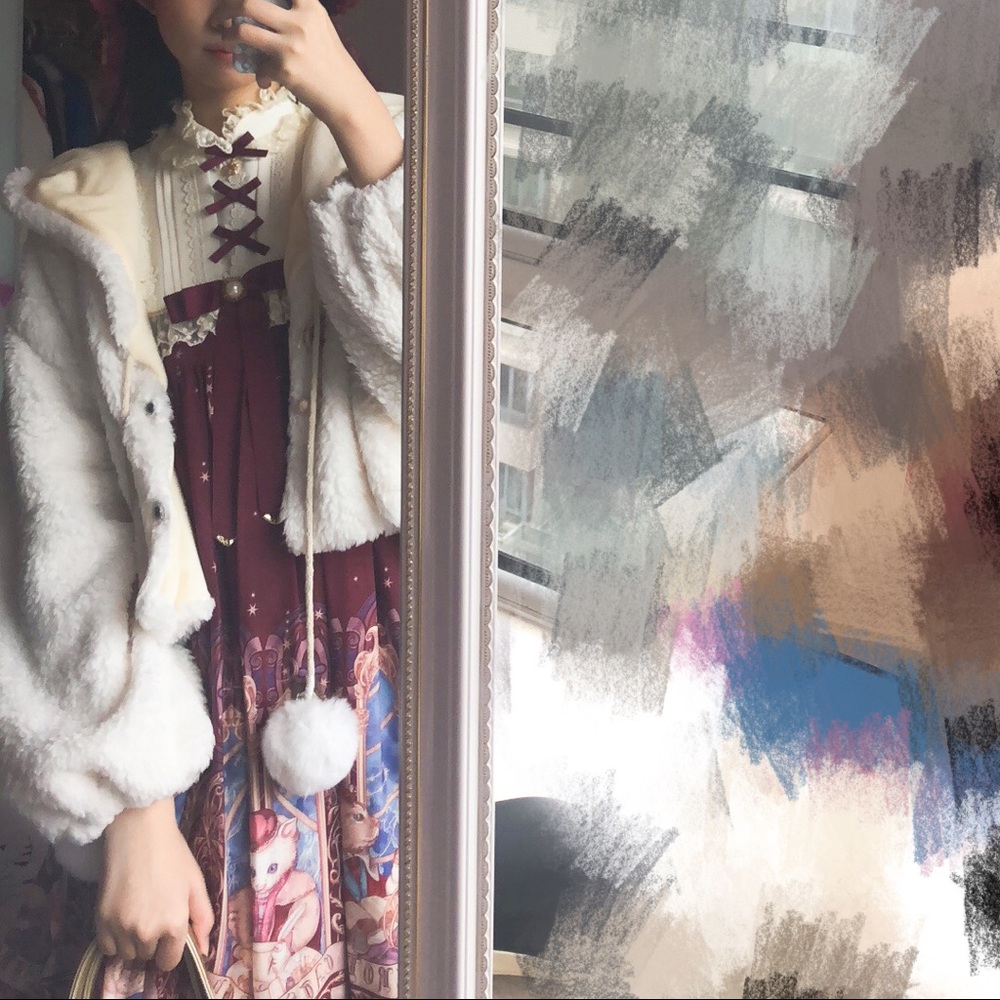 Chinese Lolita brand dress（op） with cat print
